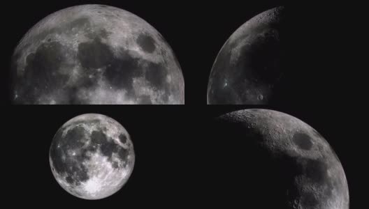 现代月球- 4K分辨率高清在线视频素材下载