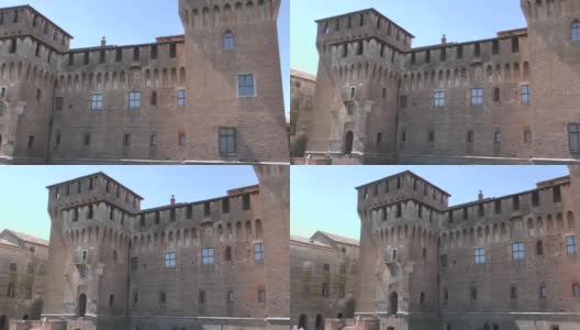 圣乔治城堡，曼图亚公爵宫，意大利高清在线视频素材下载