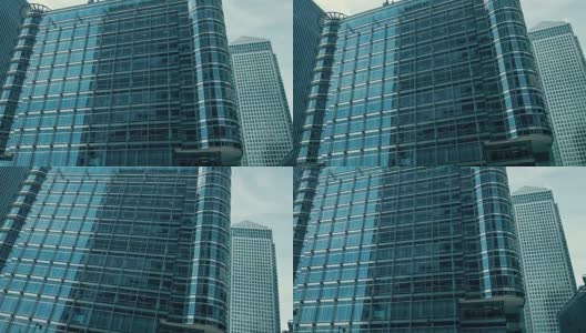 英国伦敦的商业大厦高清在线视频素材下载