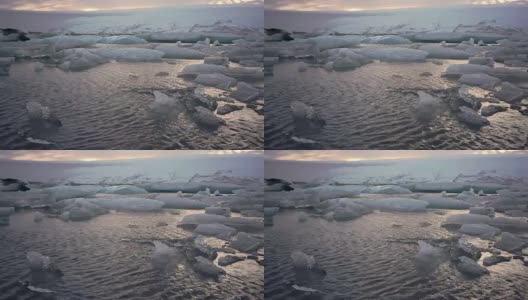 冰岛的海滨景观高清在线视频素材下载