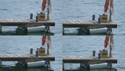 靠近海上的码头高清在线视频素材下载