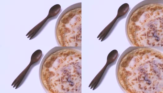 Chapati是一种被称为roti的薄煎饼高清在线视频素材下载
