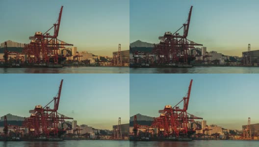 香港的工业港。高清在线视频素材下载