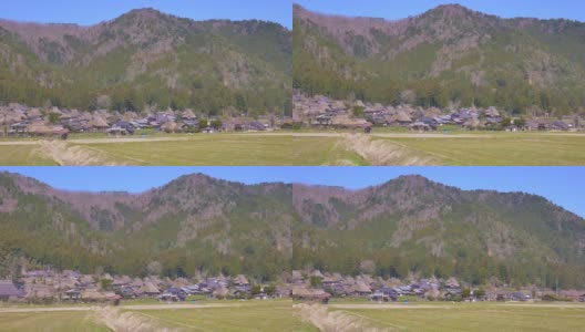 日本古老的村庄，Miyama高清在线视频素材下载