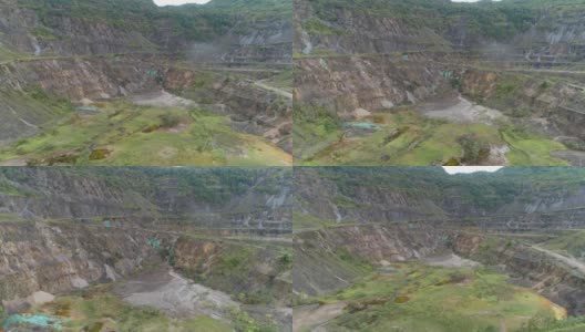 巴布亚新几内亚布干维尔岛太子山铜矿金矿高清在线视频素材下载