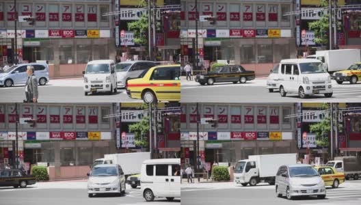 日本东京繁忙的街道高清在线视频素材下载
