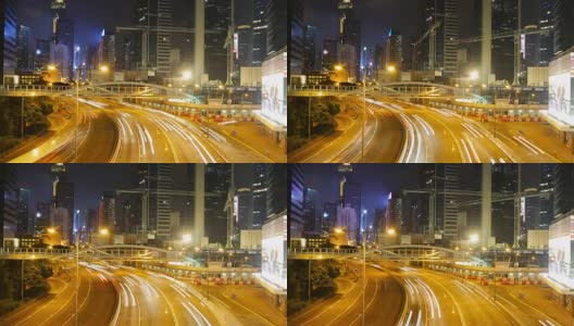 香港城市和街道的交通高清在线视频素材下载