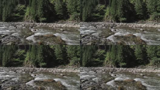 挪威的Fast山河景观高清在线视频素材下载
