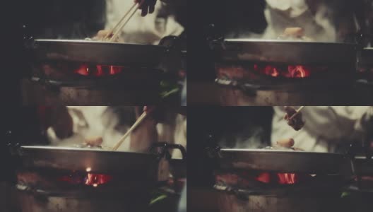 本地烧烤，亚洲食物高清在线视频素材下载