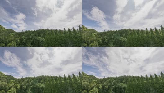 多云的山区延时摄影高清在线视频素材下载
