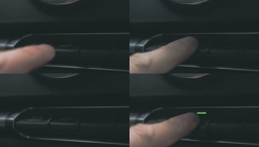 被按车辆的EV模式按钮高清在线视频素材下载