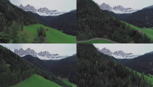 白云石山脉意大利阿尔卑斯山脉高清在线视频素材下载