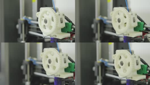 3D打印机打印项目高清在线视频素材下载
