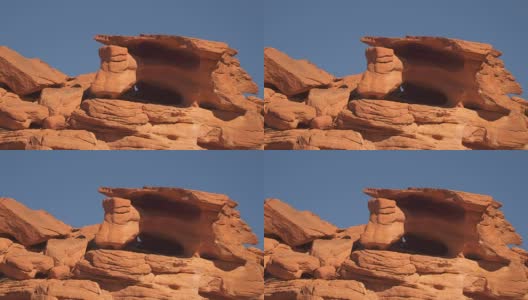 彩色的峡谷,埃及高清在线视频素材下载