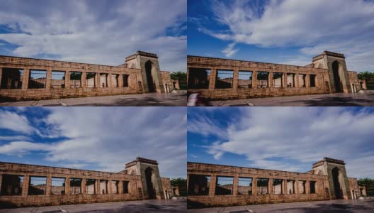 中国福建省最早的清真寺——清凉寺的遗址高清在线视频素材下载