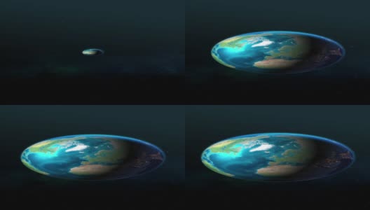 英国——从太空飞向地球高清在线视频素材下载