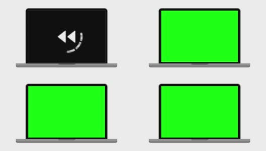 绿屏从回退屏高清在线视频素材下载