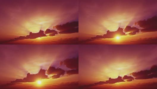 beautyfull浪漫sunset-sunrise高清在线视频素材下载