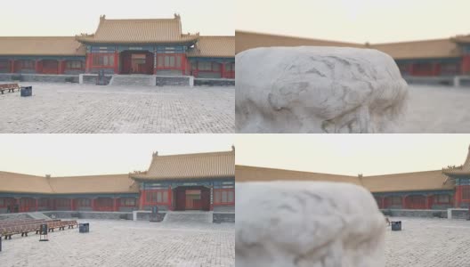 北京故宫空间展区，古宫宫，中国北京。高清在线视频素材下载