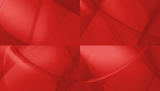 Loopable, Dynamic Geometrical Red Curves高清在线视频素材下载