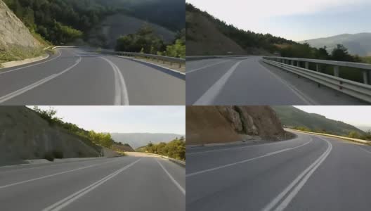 Enduro摩托车骑观点POV高清在线视频素材下载