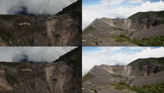 伊拉祖火山口高清在线视频素材下载