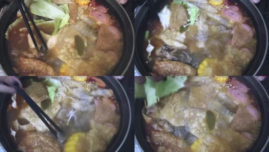 概念火锅越南的亚洲美食高清在线视频素材下载