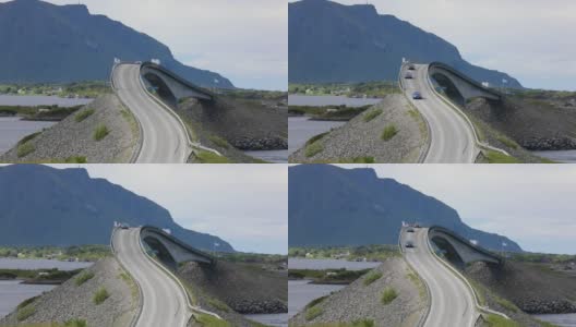挪威大西洋公路高清在线视频素材下载