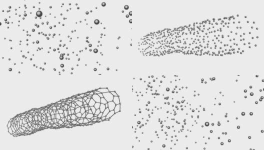 碳纳米管的动画高清在线视频素材下载