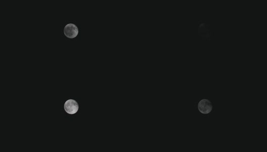 夜空中的满月，特写。背景。乌云遮住了前景中的地球卫星。天文学和太空，通过望远镜观察。神秘的月光高清在线视频素材下载