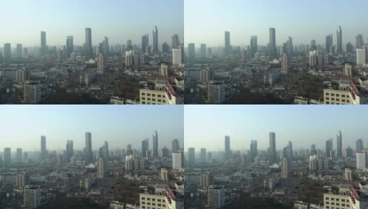 上海，中国城市中心。高清在线视频素材下载