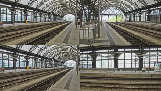 德国的火车和火车站高清在线视频素材下载