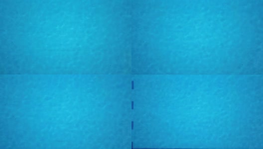 在全高清高清视频中，从无人机的鸟瞰图上的游泳池与蓝色清澈的水的运动。高清在线视频素材下载