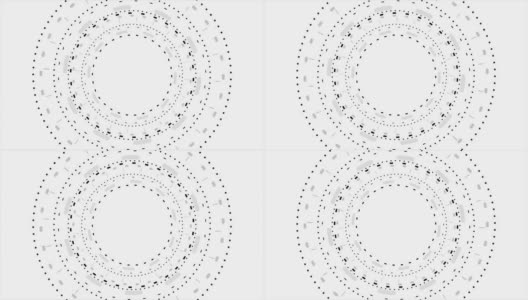 灰色技术未来工程图纸齿轮运动设计高清在线视频素材下载