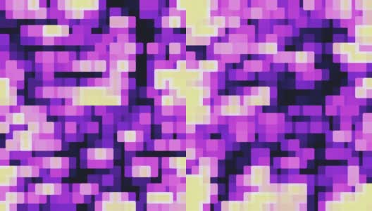 抽象的紫黑色和黄色方块高清在线视频素材下载