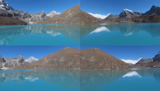 喜马拉雅山的悟空湖高清在线视频素材下载