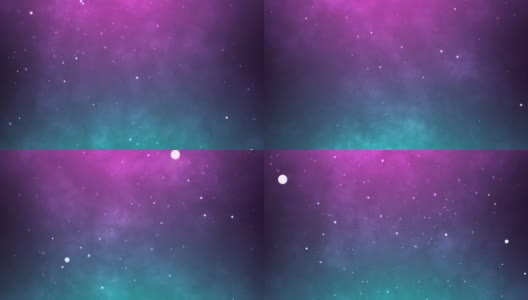 霓虹灯粒子背景。蓝色粉色的抽象发光空间高清在线视频素材下载