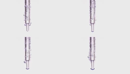 沸腾的注射器高清在线视频素材下载