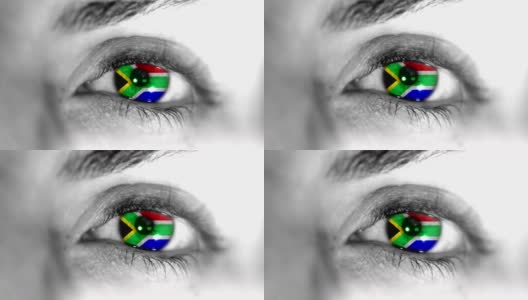 南非的眼睛。高清高清在线视频素材下载