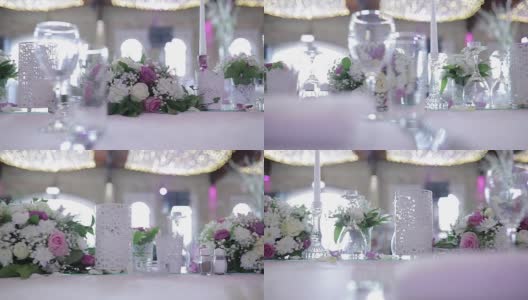 婚礼花艺装饰高清在线视频素材下载