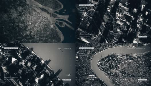 上海卫星图像高清在线视频素材下载