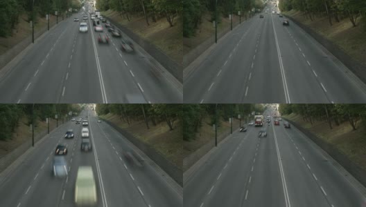 间隔拍摄白天交通高清在线视频素材下载