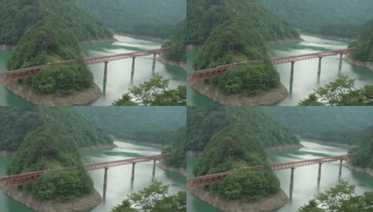 日本静冈县的大川铁路高清在线视频素材下载