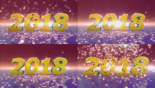 2018新年动画高清在线视频素材下载