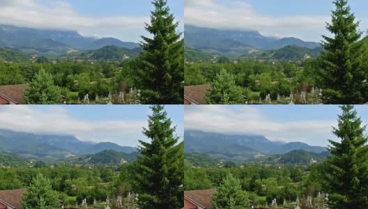 风景秀丽的喀尔巴阡山脉高清在线视频素材下载
