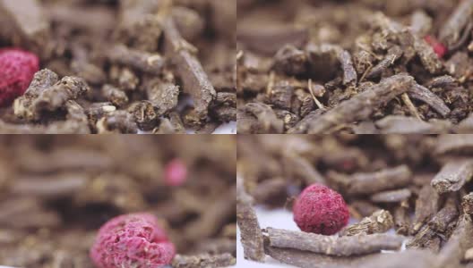 Ivan-tea与树莓高清在线视频素材下载