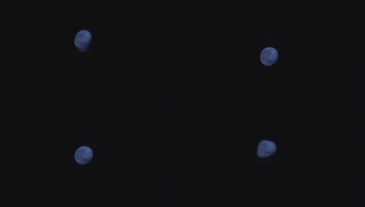 月亮倒映在水面上及其起伏高清在线视频素材下载