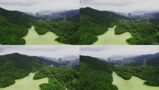 香港金山郊野公园九龙水塘高清在线视频素材下载