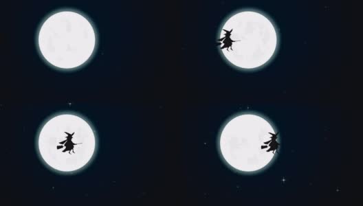4K万圣节之夜动画高清在线视频素材下载
