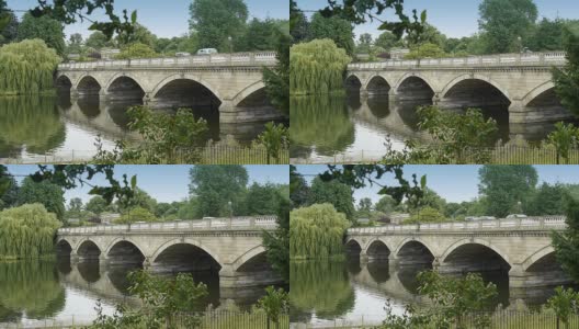 肯辛顿花园的蛇形桥高清在线视频素材下载